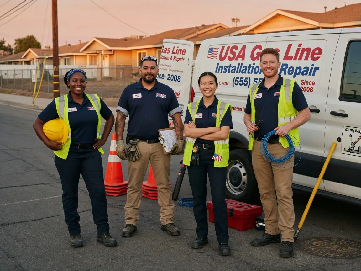 Gas Line Installation company in Navarro, CA